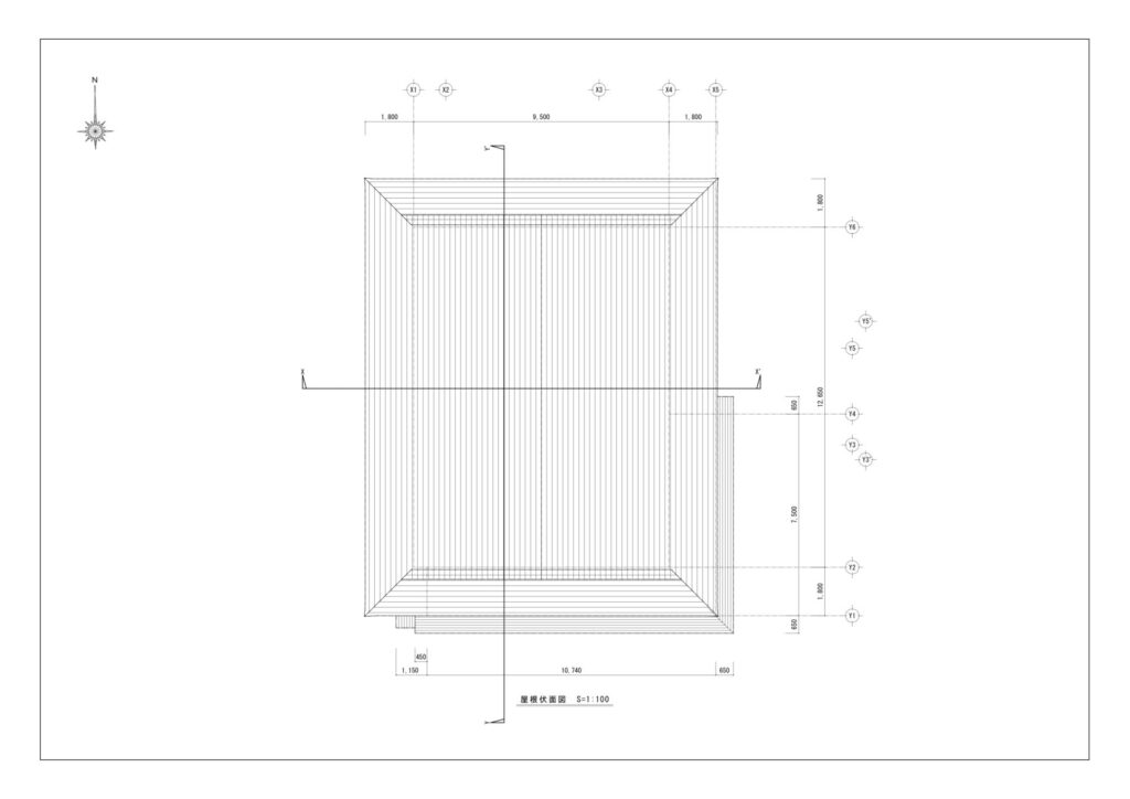 寺院－屋根伏図